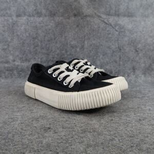 Cat & Jack Shoes Kids 13 Sneakers Casual Trainers Black Canvas Lace Up Athletic